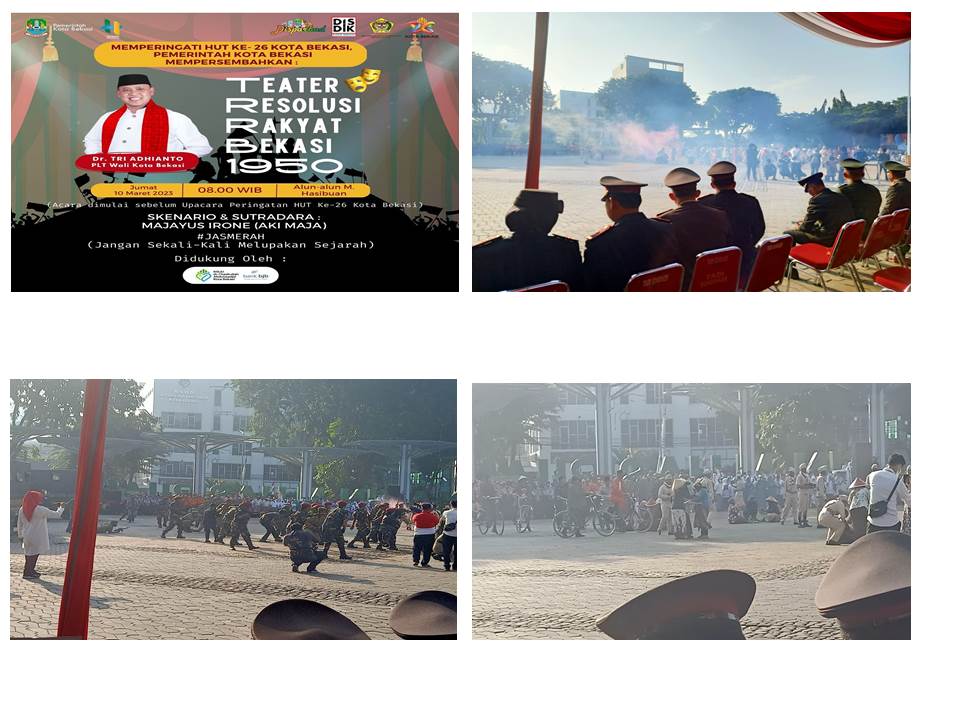 Teatrikal Resolusi Rakyat Bekasi 1950 - Pemisahan dari Jatinegara